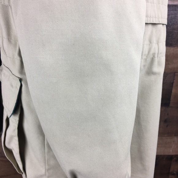 Jacket London Fog Tan & Green Removable Hood Jacket Coat - Picture 4 of 15